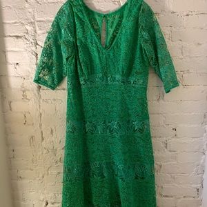Tracy Reese green dress size 14